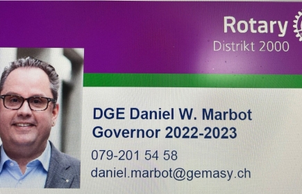 Besuch Distrikt 2000 Governor Daniel Marbot